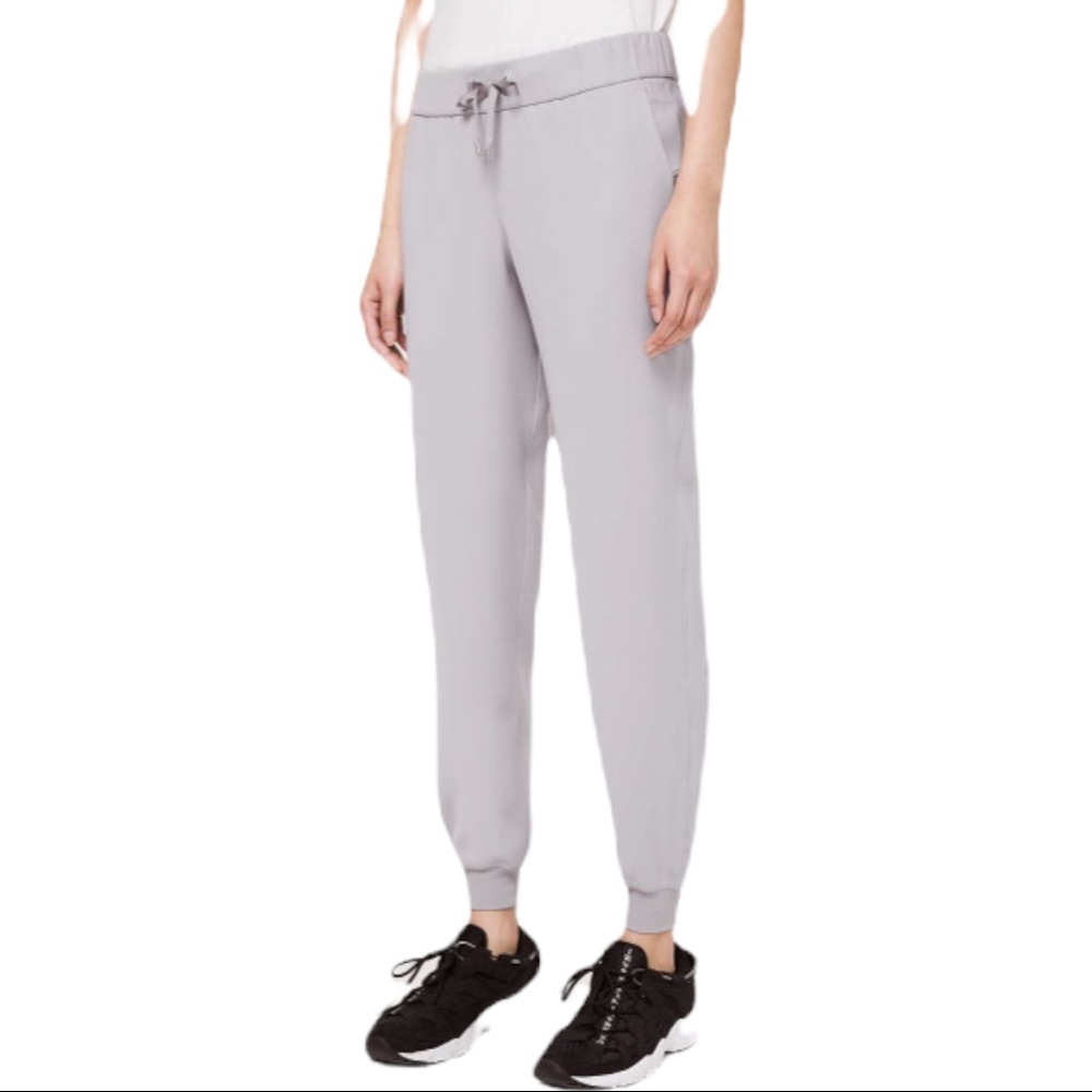 Lululemon On The Fly Woven Joggers Grey Size 12